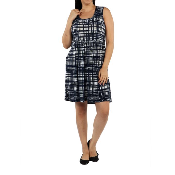 24/7 Comfort Apparel Contemporary Classic Sundress-plus