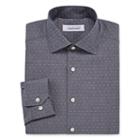 Collection By Michael Strahan Wrinkle Free Cotton Stretch Big And Tall Long Sleeve Woven Dots Dress Shirt