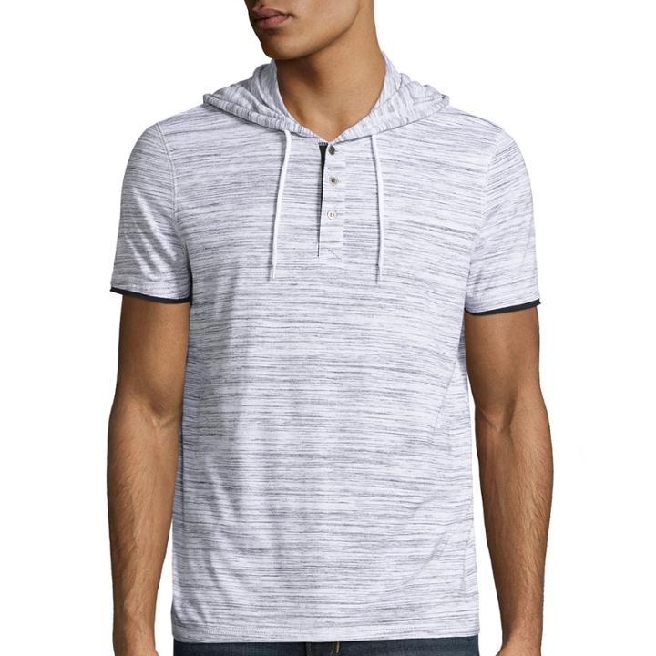 I Jeans By Buffalo Short Sleeve Jersey Hoodie