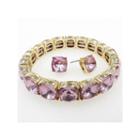 Vieste Rosa Womens 2-pc. Pink Brass Jewelry Set