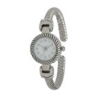 Olivia Pratt Unisex Silver Tone Strap Watch-17063silver