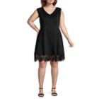 Donna Ricco Sleeveless Fit & Flare Dress - Plus