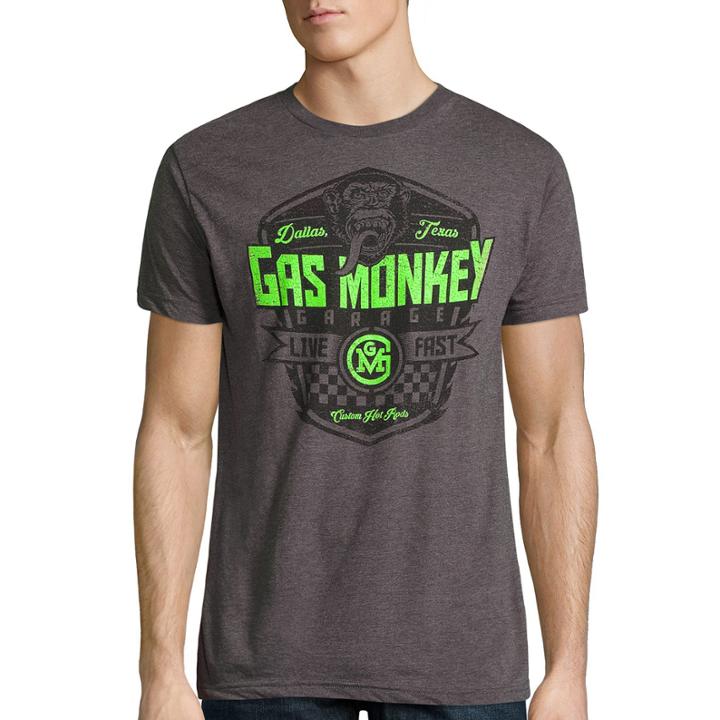 Gas Monkey Live Fast Graphic T-shirt