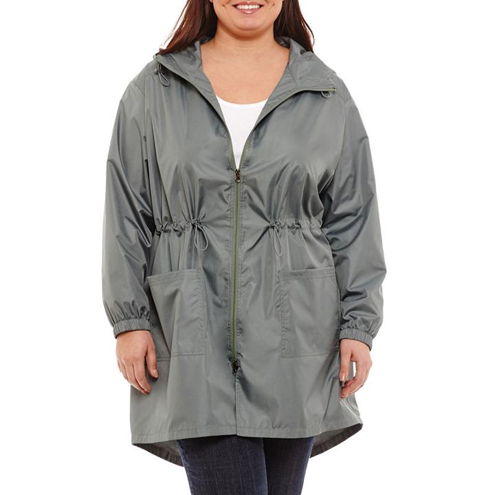 Xersion Long Sleeve Hooded Parka - Plus
