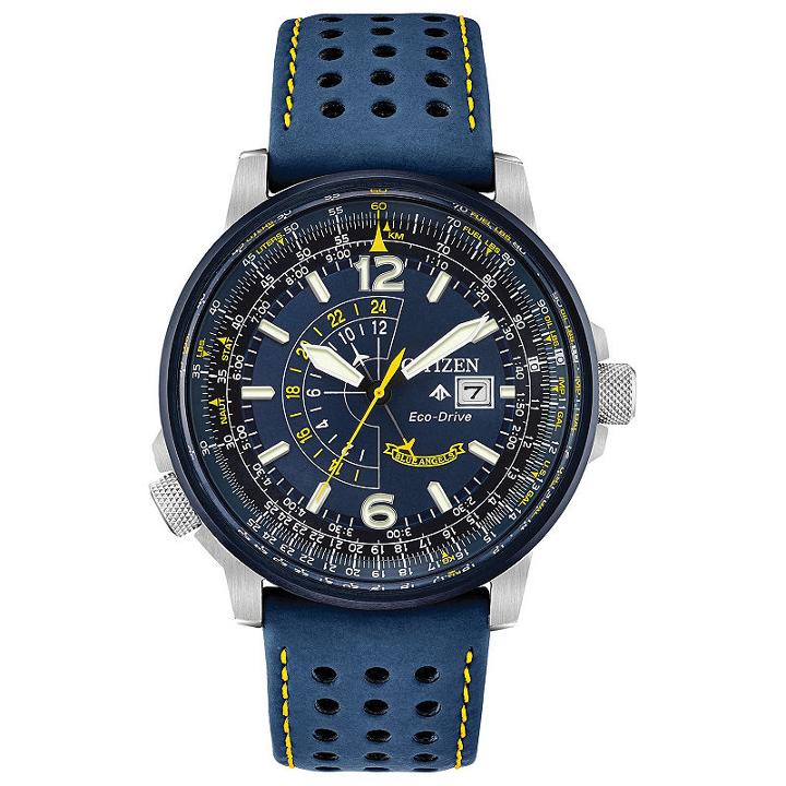 Citizen Mens Blue Strap Watch-bj7007-02l