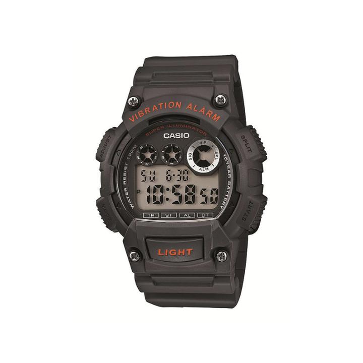 Casio Mens Gray And Red Digital Sport Watch W735h-8avos