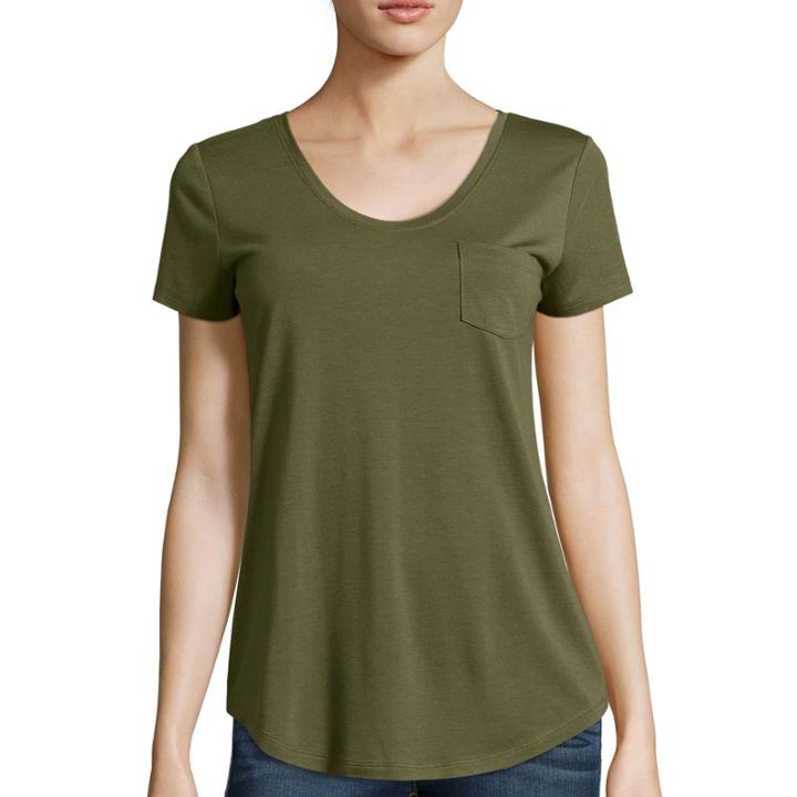 Stylus&trade; Short-sleeve Pocket Tee - Tall