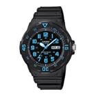 Casio Mens Black Resin Strap Diver Sport Watch Mrw200h-2bv