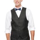 Izod Gray Sharkskin Suit Vest - Classic Fit