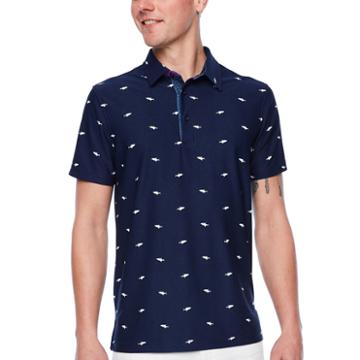 Society Of Threads Short Sleeve Pique Polo Shirt