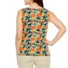 Chelsea Rose Sleeveless Cowl Neck Matte Jersey Blouse