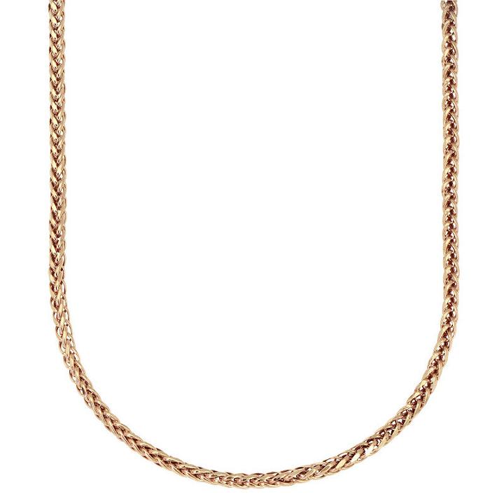 Hollow Wheat 18 Inch Chain Necklace