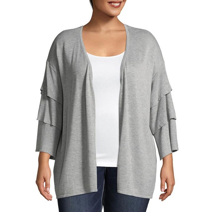 Belle + Sky Long Sleeve Cardigan Plus