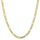 10k Gold Solid Figaro 18 Inch Chain Necklace