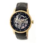 Heritor Ryder Mens Black Strap Watch-herhr4604