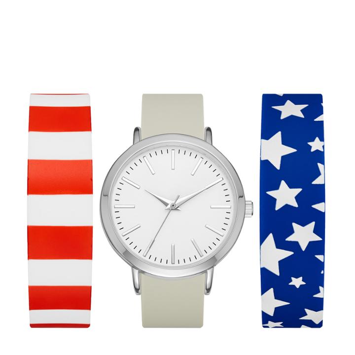 Mixit Womens Multicolor Strap Watch-fmdjps100