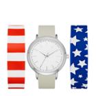 Mixit Womens Multicolor Strap Watch-fmdjps100