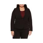 Worthington Long Sleeve Flap Pocket Blazer - Plus