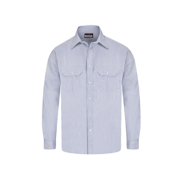 Bulwark Deluxe Excel Flame-resistant Striped Shirt