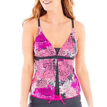 Free Country Flyaway Tankini Swim Top