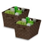 Honey-can-do 2-pc Small Woven Strap Tote