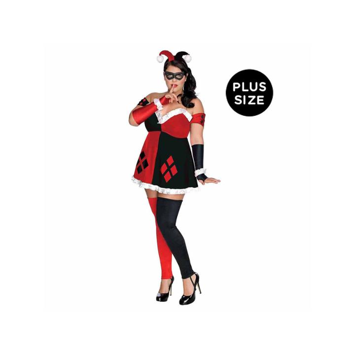 Buyseasons Dc Comics - Super Villains Harley Quinn Plus Sizeoutfit