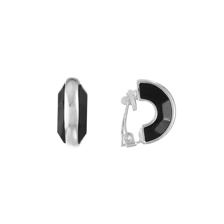 Liz Claiborne Black Clip On Earrings