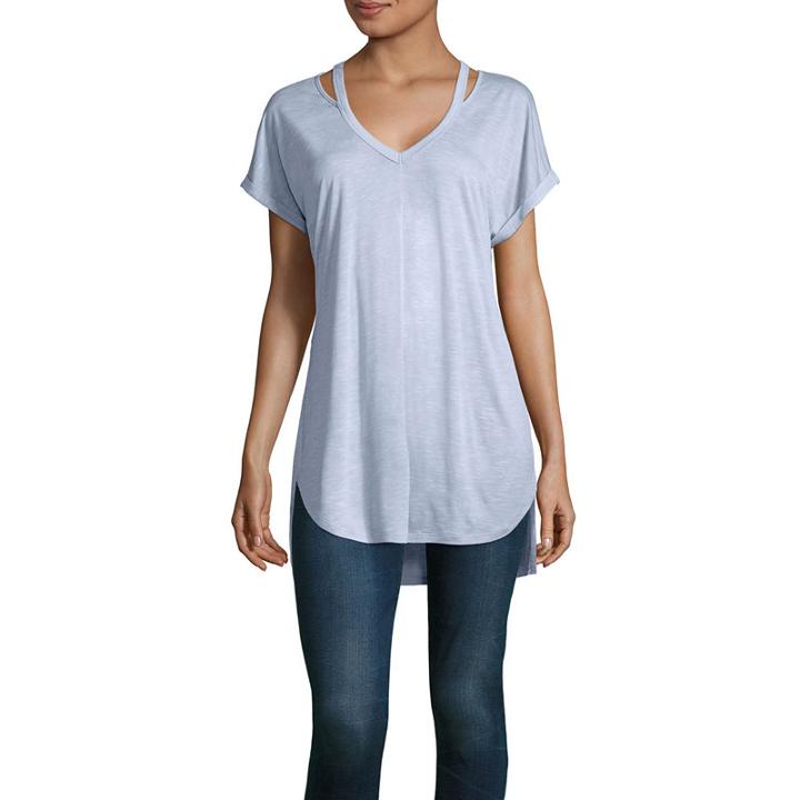 A.n.a Dolman Step Hem Tee - Tall