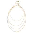 Nicole By Nicole Miller Womens Illusion Necklace