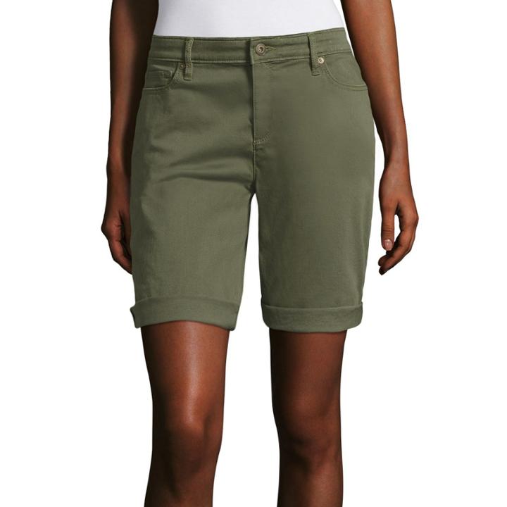 Liz Claiborne 6.5 Woven Cargo Shorts
