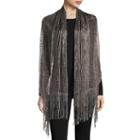 Metallic Net Wrap Scarf
