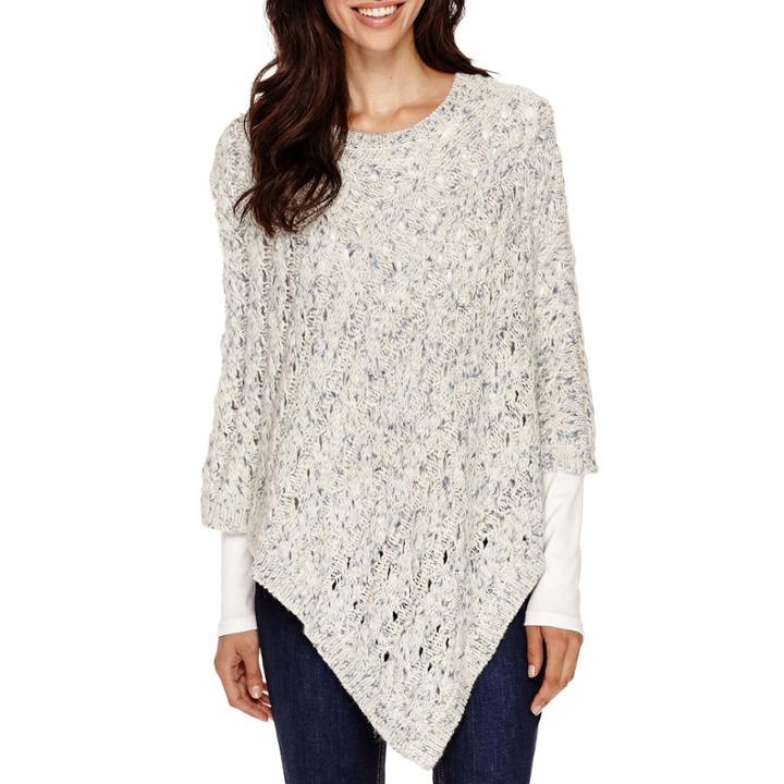Liz Claiborne Cable Poncho