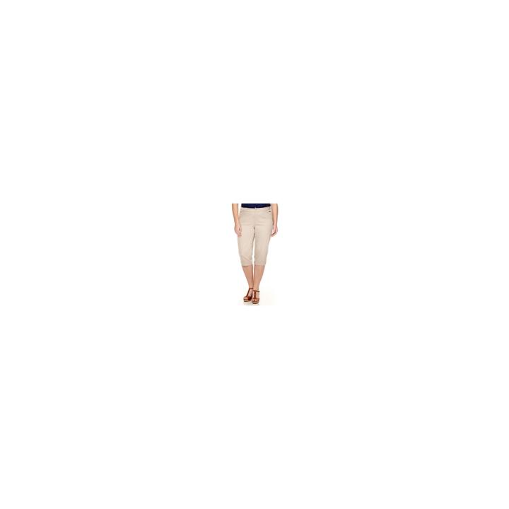St. John's Bay Secretly-slender Twill Cropped Pants - Plus