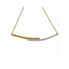 1/6 Ct. T.w. Diamond Two-tone Bar Necklace