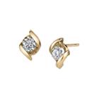 Sirena 1/3 Ct. T.w. Round Diamond 14k Yellow Gold Earrings