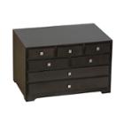 Jewelry Boxmele & Co. Wooden Jewelry Box In Mocha Finish