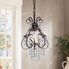 Kerime Antique Bronze Metal And Crystal 1-light Pendant