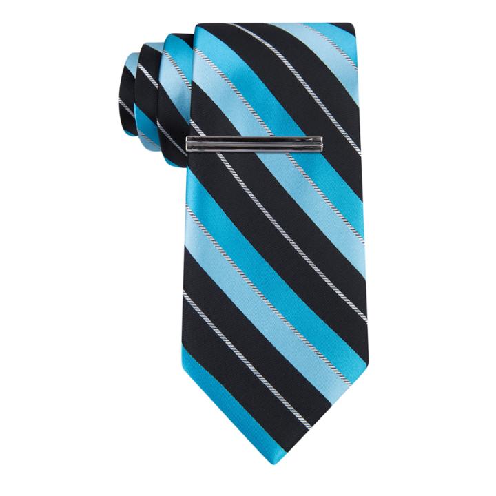 J.ferrar Double Stripe Slim Tie