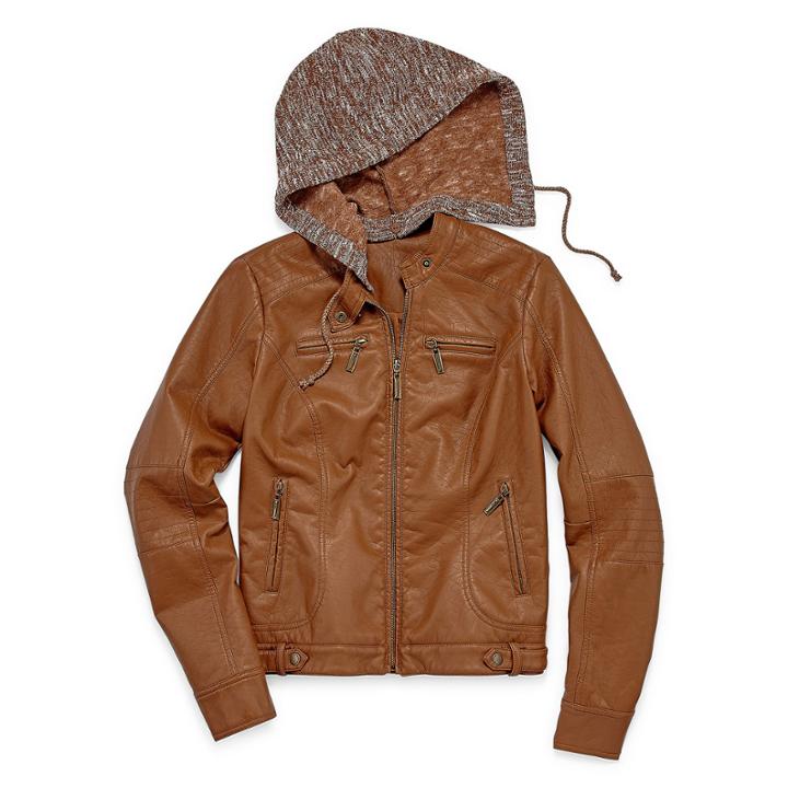 Jou Jou Lightweight Motorcycle Jacket-juniors Plus