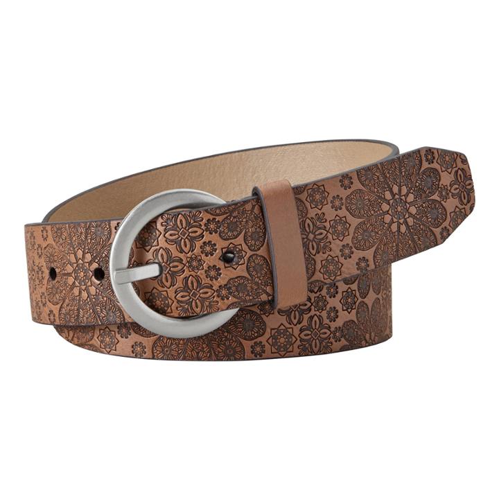 Relic Snowflake-embossed Belt
