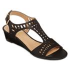Diba London Journey Laser-cut Wedge Sandals