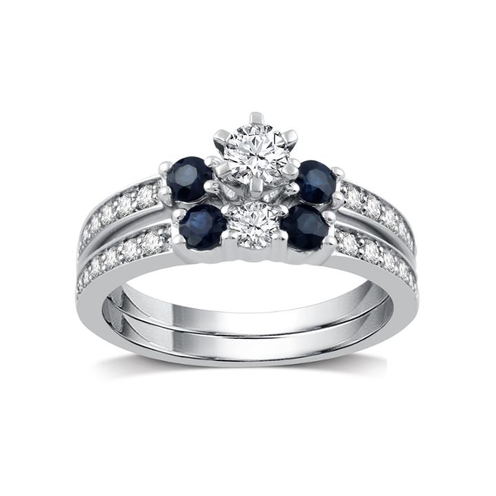 I Said Yes Womens 1/5 Ct. T.w. Round White Diamond Platinaire Engagement Ring