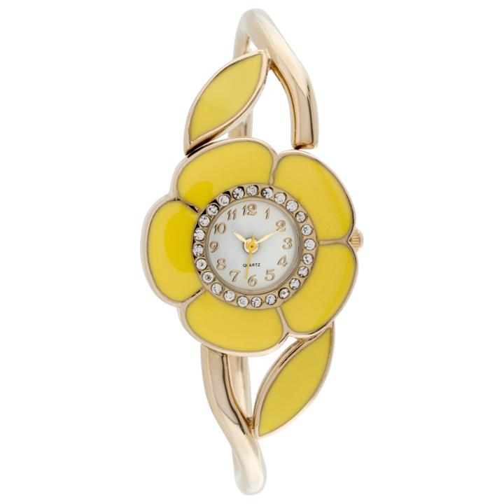 Womens Multicolor Bangle Watch-jcp1224