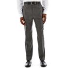 Claiborne Black & White Nailhead Flat-front Suit Pants - Classic Fit