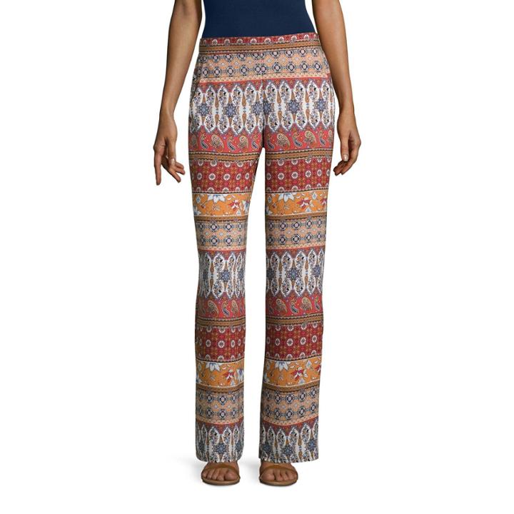 By & By Stripe Palazzo Pants-juniors