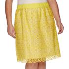 Liz Claiborne Pull-on Lace Skirt - Plus