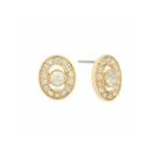 Monet Jewelry White Stud Earrings