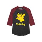 Pikachu 3/4-sleeve Raglan Shirt
