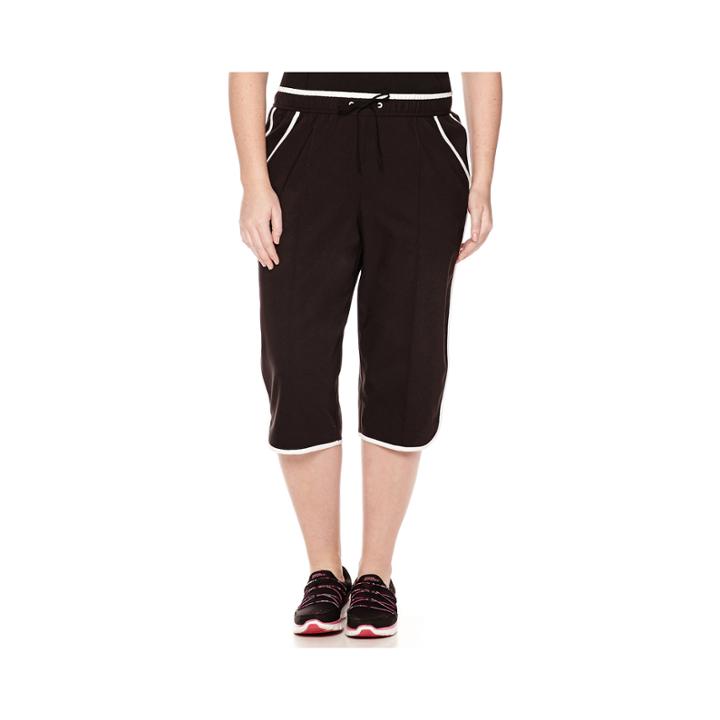 Made For Life&trade; Piped Curve-leg Capris - Plus