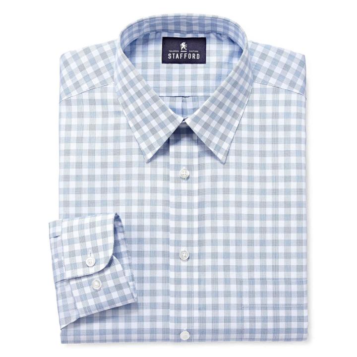 Stafford Comfort Stretch Broadcloth Dress Shirt